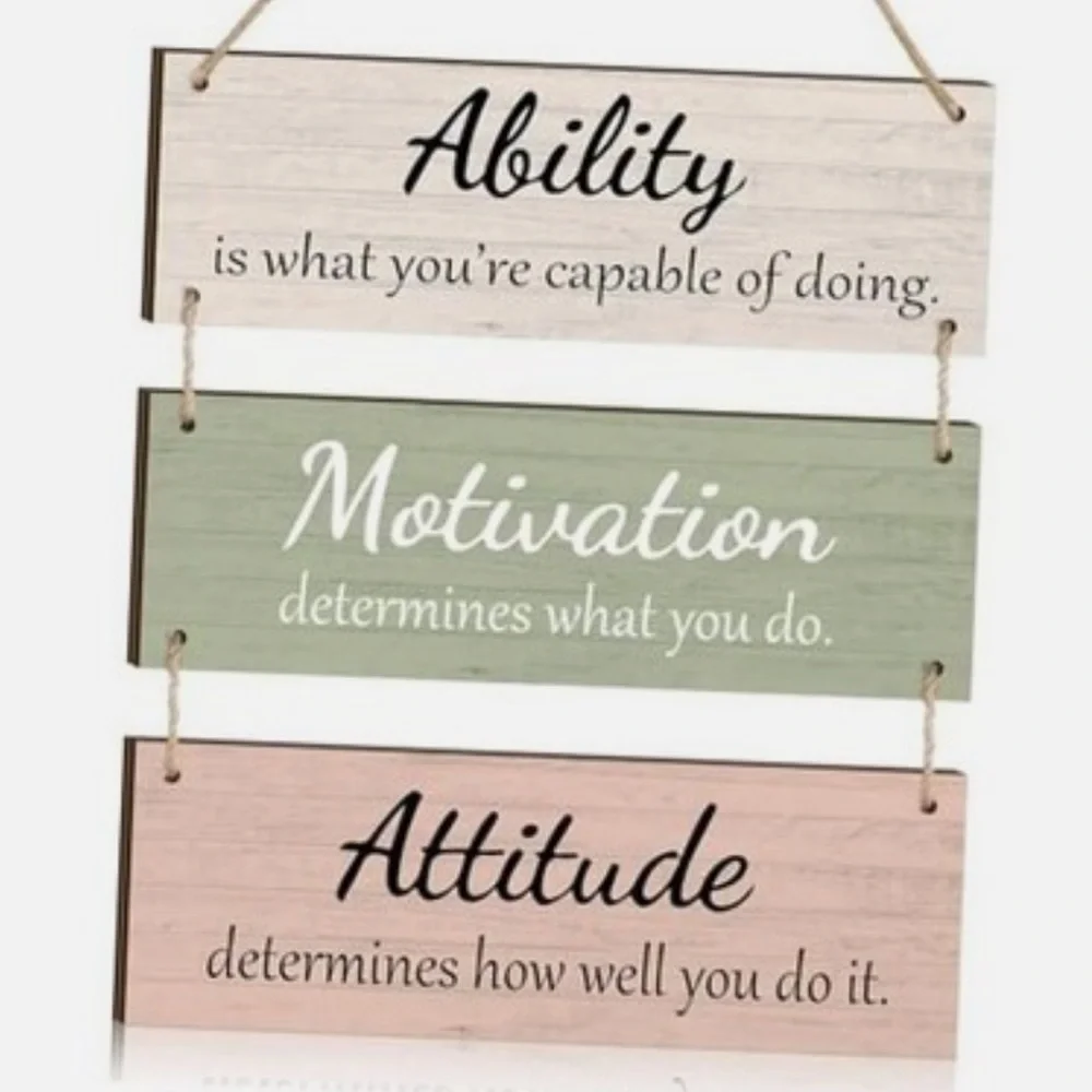 Motivational Wall Hanging Rustic Farmhouse Decor - NEW